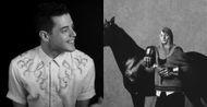 Rami Malek and Emma Corrin